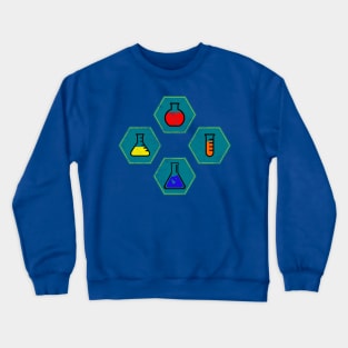 Chemistry erlenmeyer flask Crewneck Sweatshirt